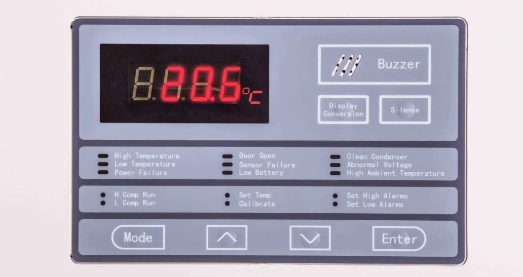 Congelatore Ult di gradi del risparmio energetico -86 con 340 litri di capacità per il laboratorio e l'ospedale