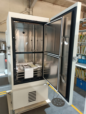 Isolamento di PURF 408 litri di più grande capacità del laboratorio del congelatore del laboratorio di attrezzatura ultrabassa dell'ospedale
