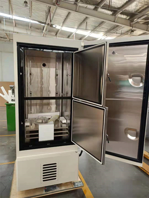 Cascata automatica di grado -40 - -80 che raffredda l'acciaio inossidabile dei congelatori ultra freddi biomedici di Sytem