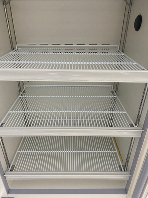 frigorifero medico verticale dritto del frigorifero della farmacia di grado di 316L 2-8 per il vaccino delle droghe del plasma