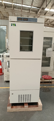 368L spruzzati placcano il congelatore di frigorifero dritto profondo combinato ospedale d'acciaio del laboratorio
