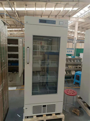 frigorifero della banca del sangue dell'esposizione di LED di grande capacità 368L con il SUS multiplo degli allarmi interno