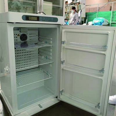 piccolo congelatore di frigorifero medico vaccino portatile della farmacia 100L con la porta di schiumatura