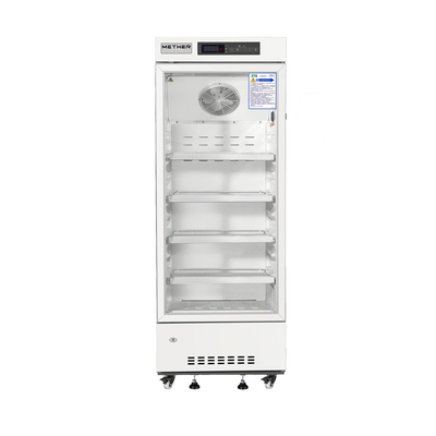 Congelatore vaccino 226L del singolo della porta frigorifero medico di vetro dritto della farmacia