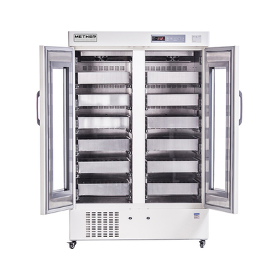 1008 litri di frigorifero per la banca del sangue con sistema di raffreddamento dell' aria per la protezione contro i guasti di corrente