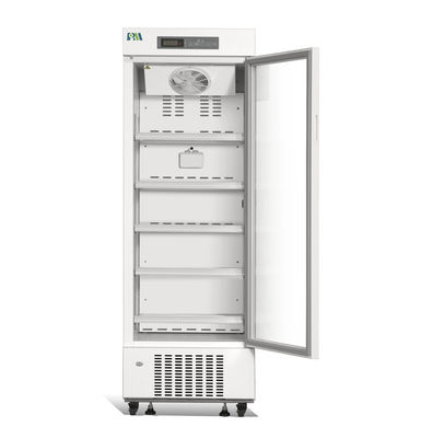 2-8 frigorifero vaccino del frigorifero della farmacia della porta di vetro dritta di grado per capacità vaccino del Governo di stoccaggio 316L