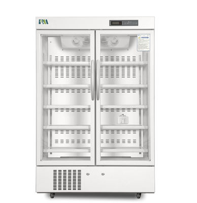 2-8 frigorifero vaccino biomedico di stoccaggio della farmacia della doppia porta di grado 656L per il frigorifero delle droghe