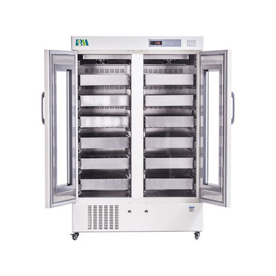 grande capacità 1008L frigorifero della borsa del sangue da 4 gradi con un'alta qualità di 12 cassetti di acciaio inossidabile