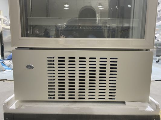 Frigorifero medico della farmacia di controllo 316L del microprocessore con alta qualità automatica del gelo della singola porta di vetro