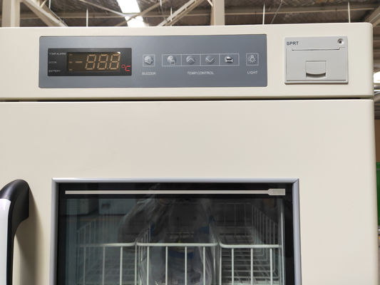 108L la capacità R134a dritto glassa il frigorifero libero della banca del sangue dell'allarme acustico