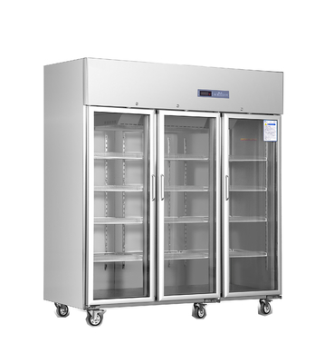 2-8 frigorifero di vetro della farmacia delle porte di conservazione frigorifera 3 vaccino di grado per il laboratorio medico