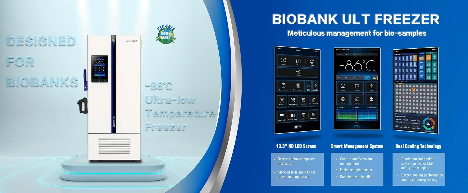 qualità Congelatore ultrabasso di temperatura fabbrica