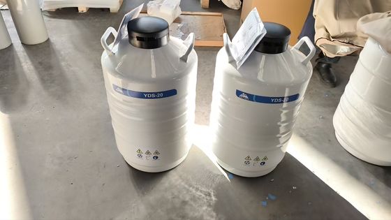 Qualità  METHER YDS-15-80 Cryogenic Dewar — 15L Liquid Nitrogen Container for Laboratory fabbrica