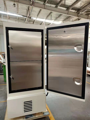 Il manuale ultrabasso dritto biomedico verticale del congelatore della temperatura 408L disgela