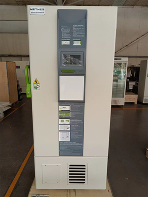 Singolo congelatore ultrabasso eccellente di schiumatura di temperatura del laboratorio della porta con 338 litri di alta qualità di capacità