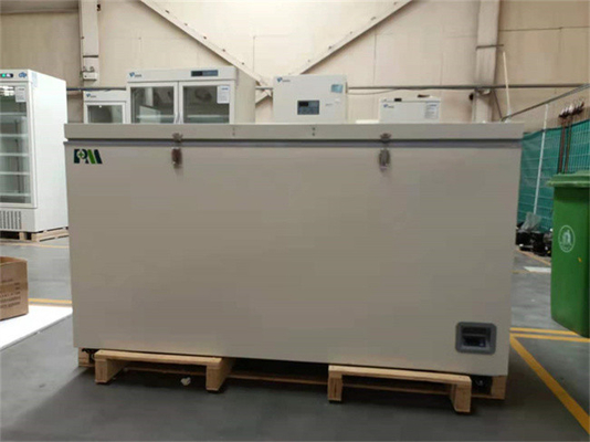 frigorifero biomedico del congelatore del petto dell'ospedale di grande capacità 485L con la porta di schiumatura per stoccaggio vaccino