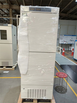 frigorifero biomedico del congelatore di bassa temperatura del doppio montante della camera dei cassetti 358L 12 per il Governo di stoccaggio vaccino
