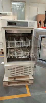 l'AUTO 108L disgela i frigoriferi biomedici dritti della banca del sangue della singola porta di vetro con alta qualità