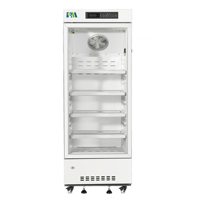 2-8 lo spruzzo di grado ha ricoperto il frigorifero medico del frigorifero del grado della farmacia dell'ospedale verticale d'acciaio 226L