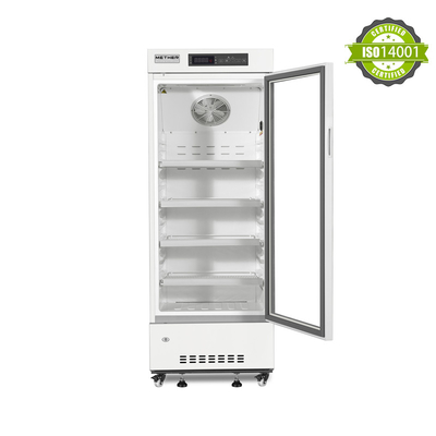 2-8 frigorifero verticale 226L del grado medico del laboratorio dell'ospedale di grado con singola alta qualità di vetro della porta