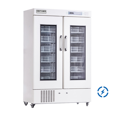 220V/50Hz o 110V/60HZ frigoriferi per banche di sangue con raffreddamento forzato e allarmi