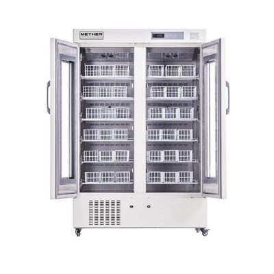 220V/50Hz o 110V/60HZ frigoriferi per banche di sangue con raffreddamento forzato e allarmi