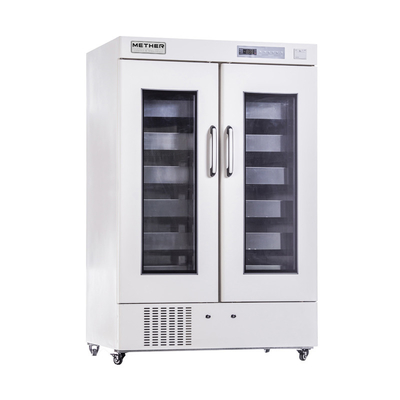 Refrigeratori per la banca del sangue a porta interna 2 con raffreddamento ad aria forzata e materiale interno in acciaio rivestito