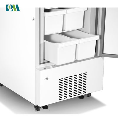 il congelatore profondo di bassa temperatura di isolato 368L ha spruzzato il frigorifero d'acciaio della farmacia del plasma del deposito meno 40 gradi