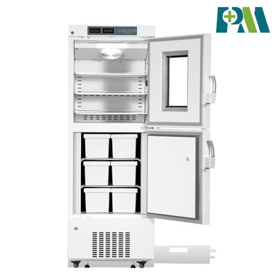 Meno 25 gradi 368 litri di capacità R290 del laboratorio di supporto dritto dell'ospedale congelatore di frigorifero combinato