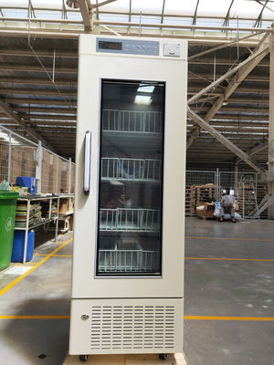 frigoriferi medici dritti della banca del sangue di 208L PROMED con il gelo automatico di riscaldamento della porta del vetro spugnoso