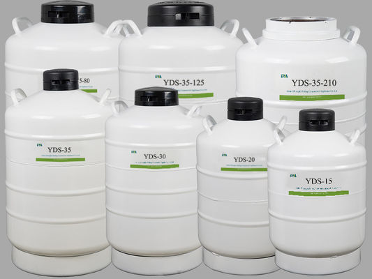 Serbatoio criogenico bianco 100L dell'azoto liquido di colore YDS-35-210