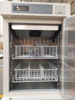 aria forzata reale del frigorifero criogenico verticale della banca del sangue 108L che raffredda 4 gradi per l'ospedale
